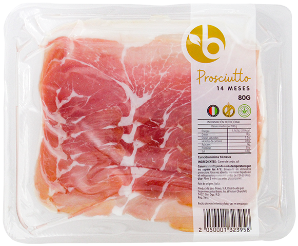 Bravo Prosciutto Italiano80 GR
