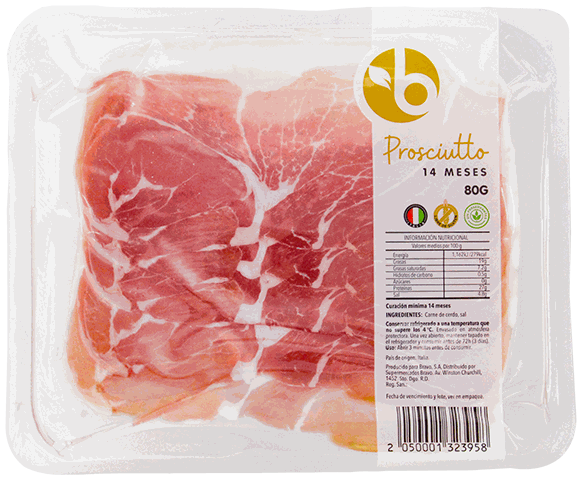 BRAVO PROSCIUTTO ITALIANO 80 GR