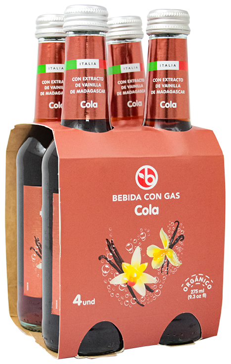 BRAVO SODA ORGANICA COLA 4PACK/275 ML