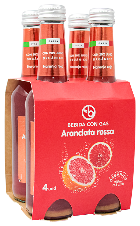 Bravo Soda Organica Aran Rossa 4pack1100 ML