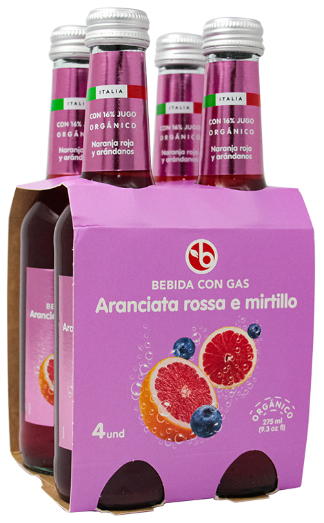 BRAVO SODA ORGANICA ROSS MIRTI 4PACK/275