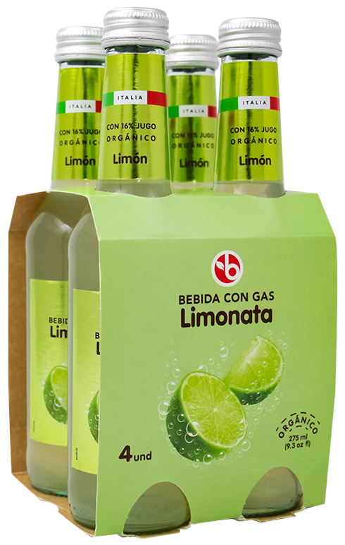 Bravo Soda Organica Limonata 4pack1100 ML