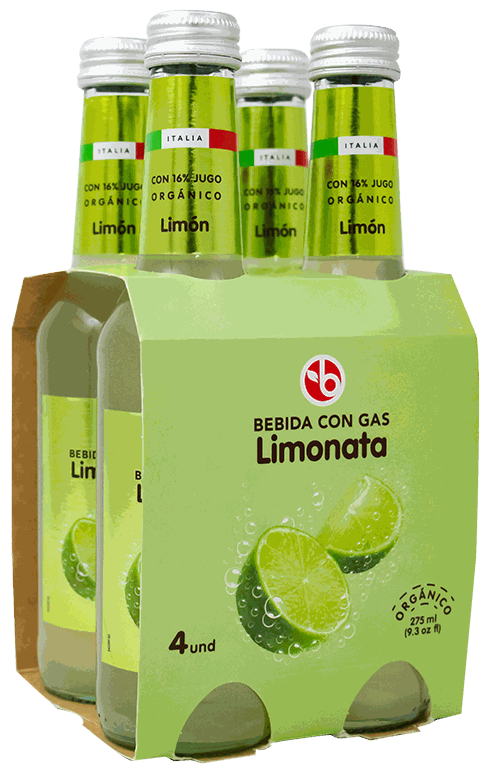BRAVO SODA ORGANICA LIMONATA 4PACK 275 ML