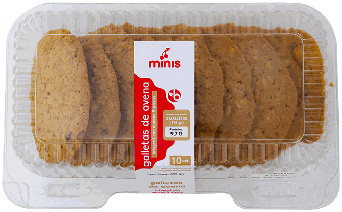 SWEET MINIS GALLETAS DE AVENA Y NUECES