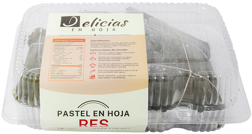 DELICIAS PASTEL HOJA RES 550 GR 3/1
