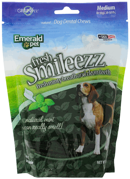 EMERALD PET TREAT FRESH SMILEZ 12OZ SURT