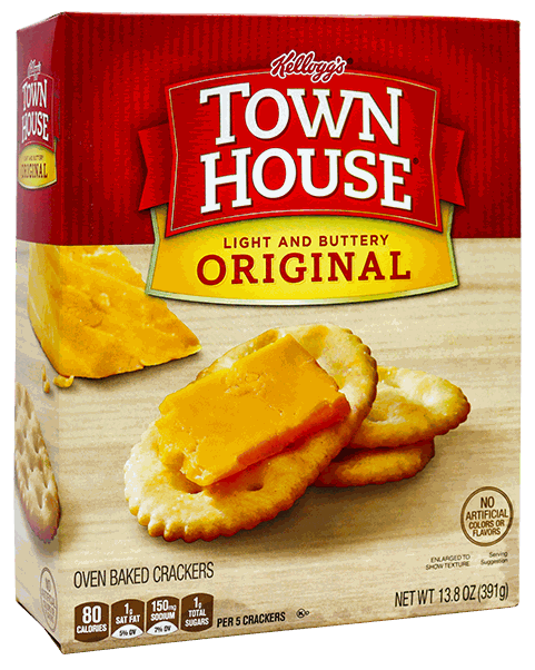 KEEBLER TOWN HOUSE ORIGINAL 13.8OZ