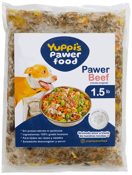 Yuppis Pawer Res + Arroz y Vegetales 1.5 Lb