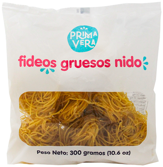 PRIMAVERA FIDEOS GRUESOS NIDO 300 GR