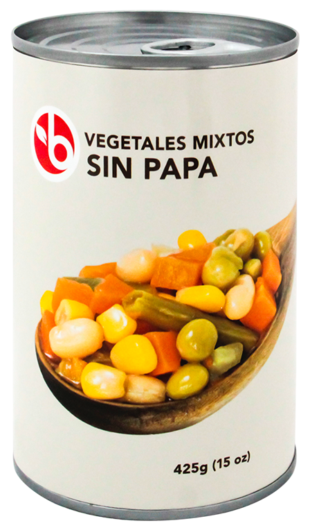BRAVO VEGETALES MIXTOS SIN PAPA 425 GR