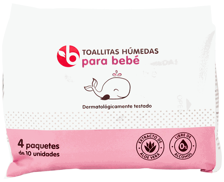 BRAVO TOALLITAS HUMEDAS BEBE 10 UND 4/1