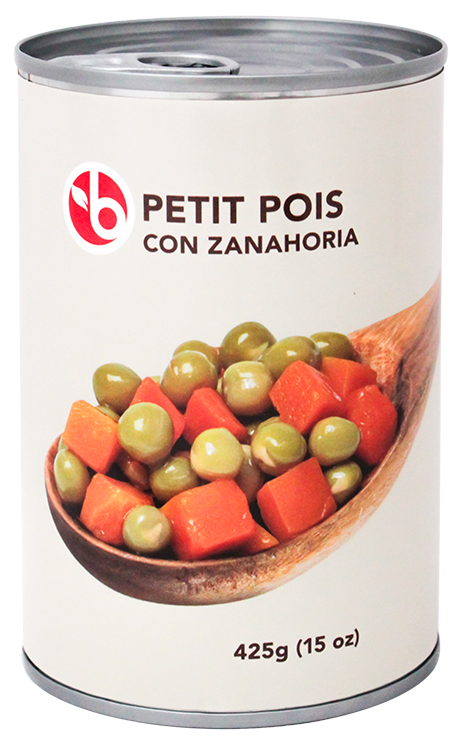 BRAVO PETIT POIS CON ZANAHORIA 425 GR