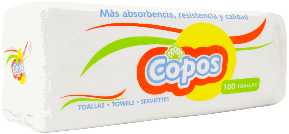 TERMOPAC COPOS TOALLA DE MANO 100/1