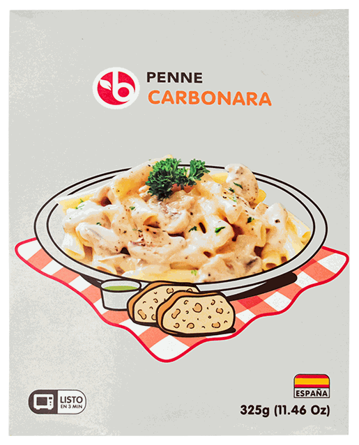 BRAVO PENNE CARBONARA 325 GR