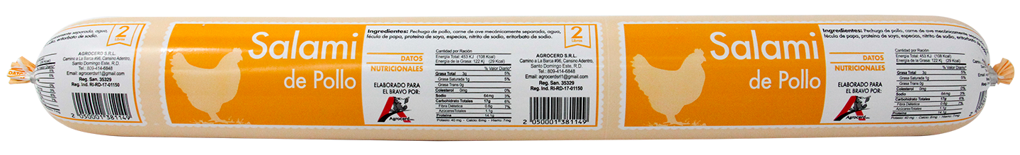 AGROCERD SALAMI POLLO 2 LB