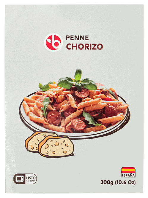 BRAVO PENNE CHORIZO 300 GR