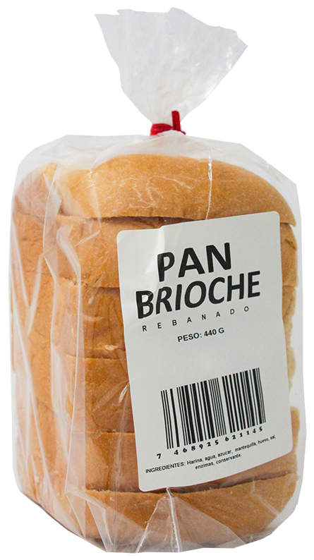 PAN BRIOCHE REBANADO GRUESO