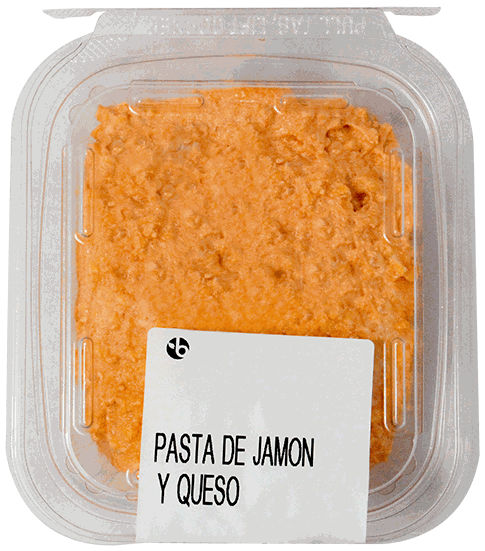 PASTA DE JAMON Y QUESO