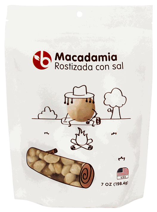 BRAVO MACADAMIA ROSTIZADA C/SAL 7OZ