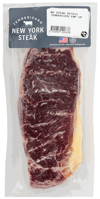 Ny Steak Retail Tenderized LB