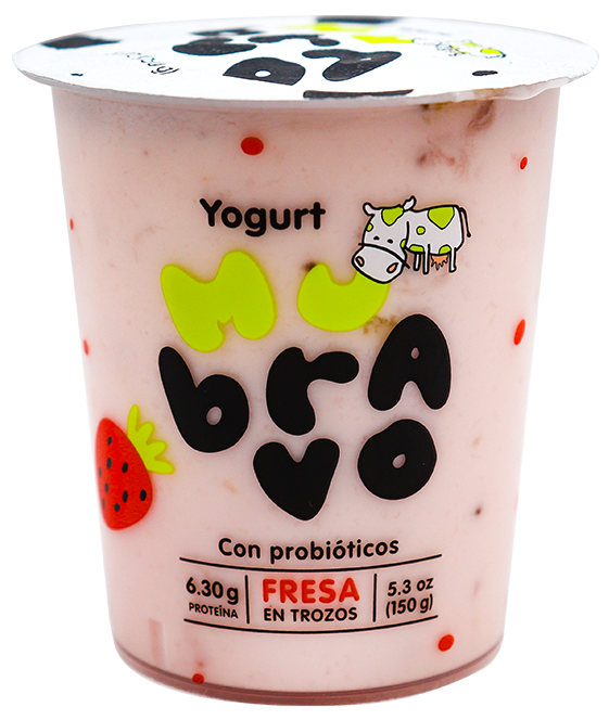 Mubravo Yogurt Fresa5.3 OZ