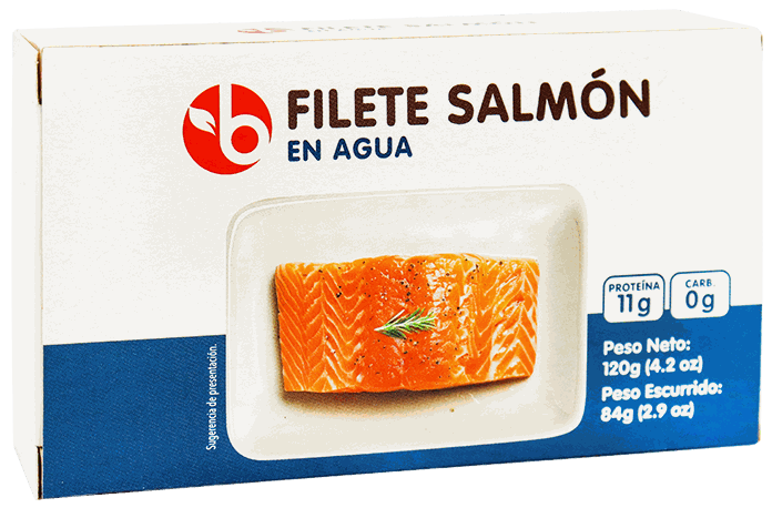 BRAVO SALMON DEL ATLANTICO EN AGUA 120GR