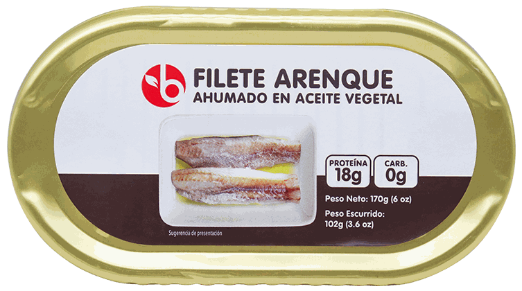 BRAVO FILETE DE ARENQUE AHUMADO 170 GRS