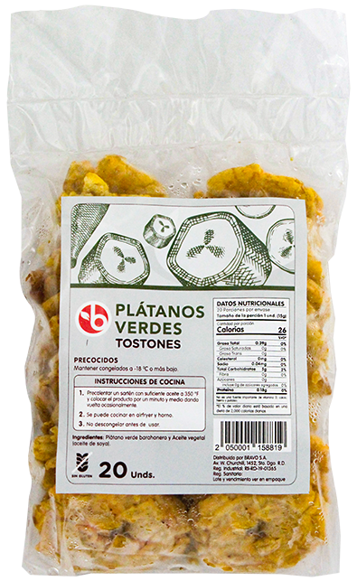 Bravo Tostones Barahoneros20 UND