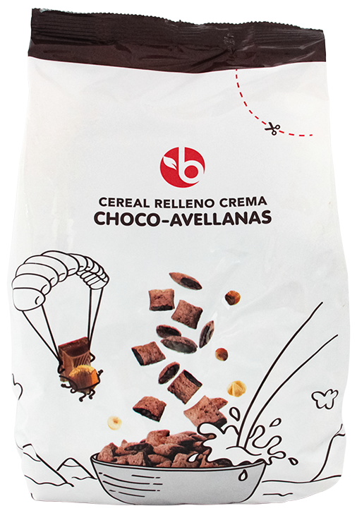 BRAVO CEREAL RELLENO AVELLANAS 500G