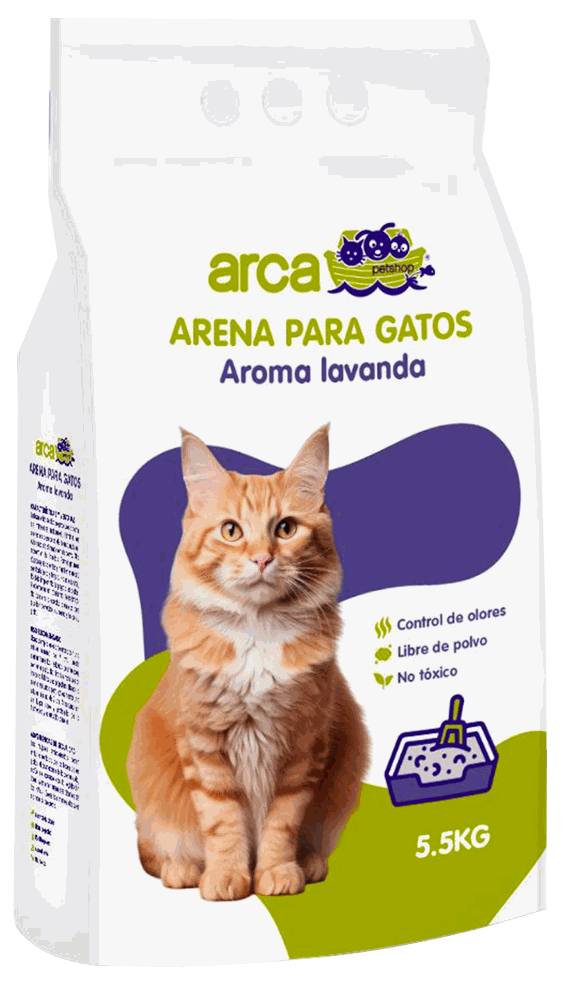 ARCA ARENA GATO FRAGANCIA LAVANDA 5.5KG
