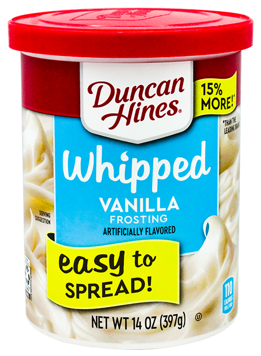 DUNCAN HINES FROSTING WHIP VANILLA 16 OZ