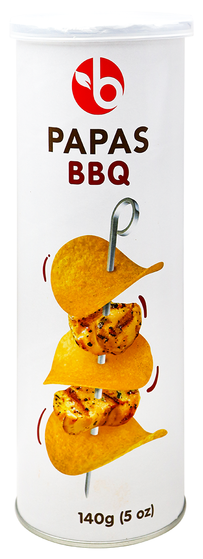 BRAVO PAPAS SABOR BBQ 140 GR