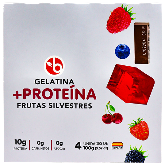 BRAVO GELATINA FRUTA+PROTEINA 4X100 GR