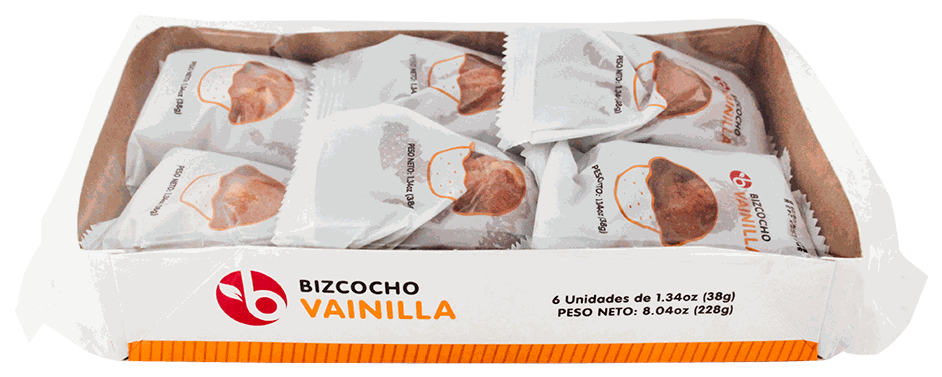 BRAVO BIZCOCHO VAINILLA 6/228 GRS