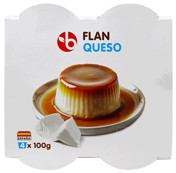 BRAVO FLAN QUESO 4X100 GR