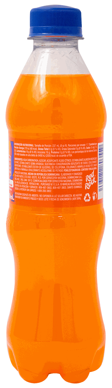 Refresco Sabor Naranja Red Rock 400 ML - Precio en RD | SupermercadosRD