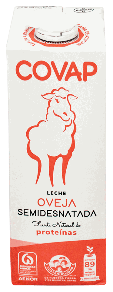COVAP LECHE SEMI UHT OVEJA 1LT