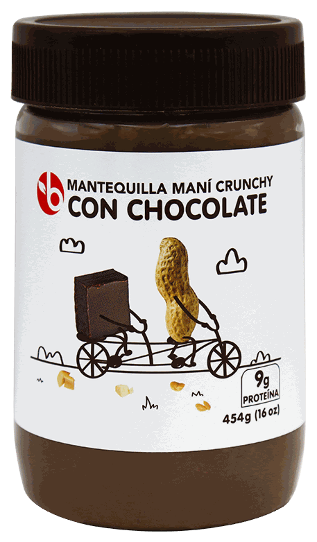 BRAVO MANTEQUILLA DE MANI CHOCOLATE-CRUNCHY 454g