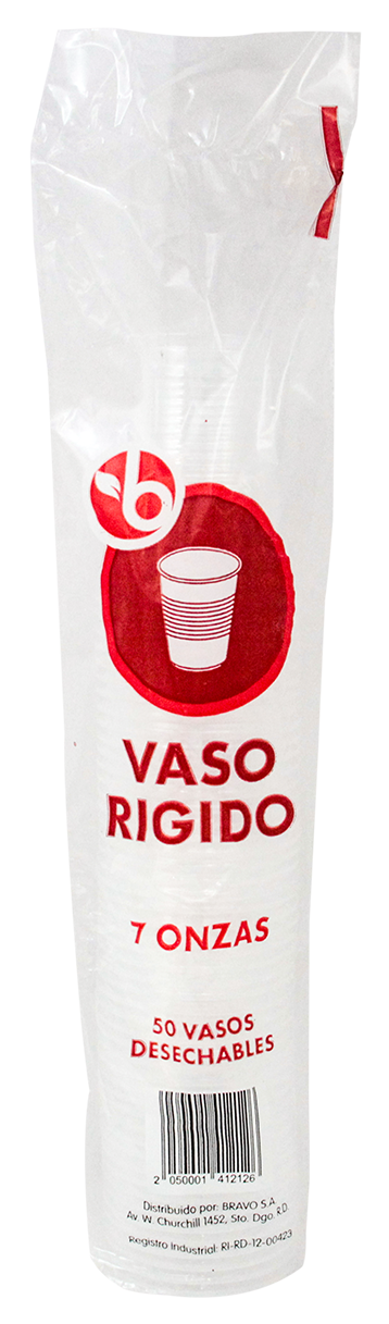 BRAVO VASO RIGIDO#7 50 UN