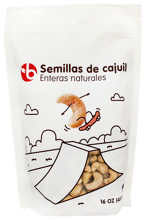 BRAVO SEMILLAS DE CAJUIL CRUDA 16 OZ