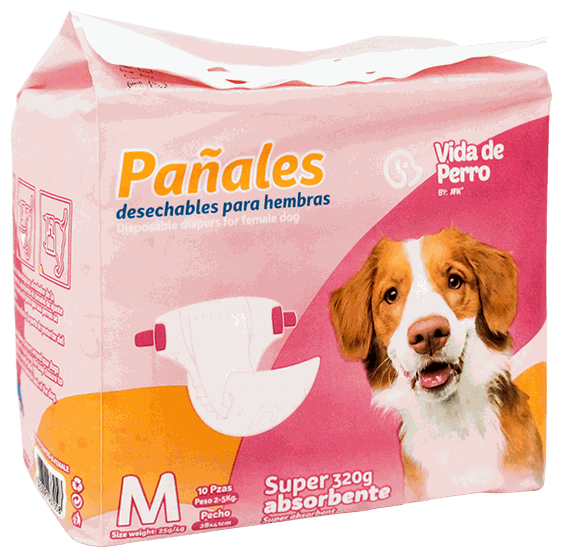 VDP PAÑAL DESECH PERRO HEMBRA 1/12 MD