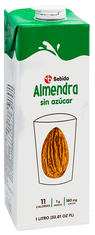 BRAVO BEBIDA DE ALMENDRA SIN AZUCAR 1LT