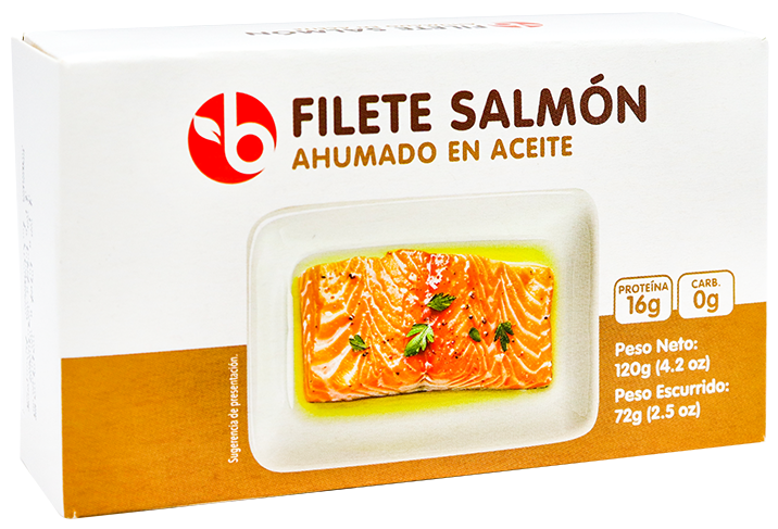 BRAVO SALMON AHUMADO ACEITE 120 GR