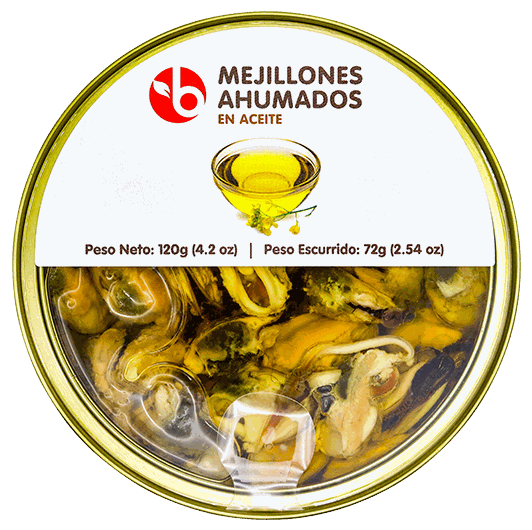 BRAVO MEJILLONES AHU ACEITE 120 GR