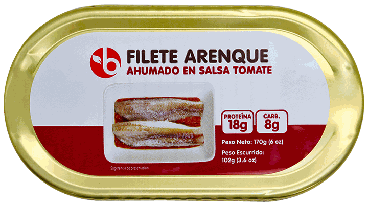 BRAVO FILETE ARENQUE AHU SALSA TOMATE170