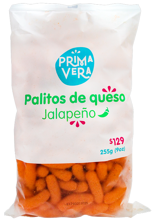 Primavera Palito Queso Jalapeño255 GR