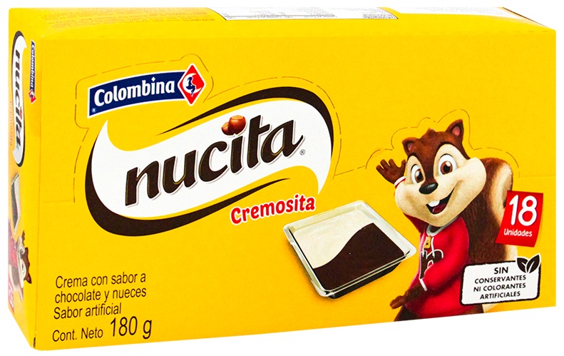 COLOMBINA NUCITA 180 GRS