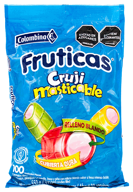 COLOMBINA FRUTICAS CRUJI MASTICABLE