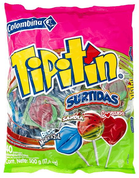 COLOMBINA TIPITIN SURTIDAS