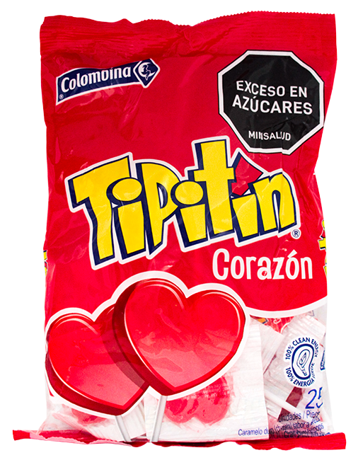 Colombina Tipitin Corazon25 UND